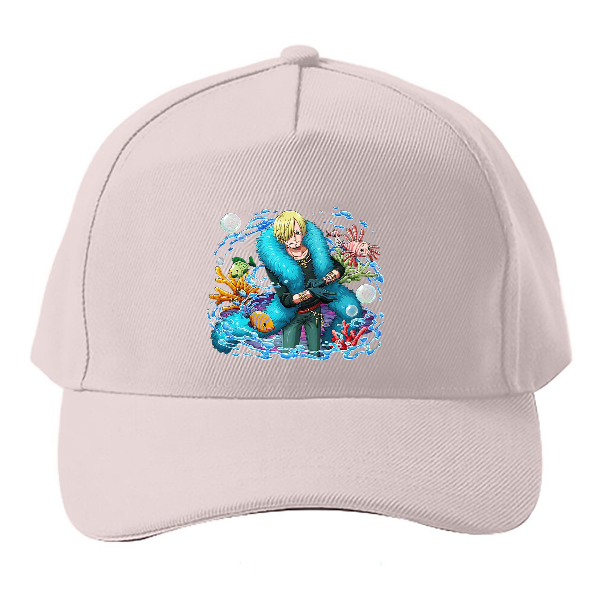 （画像用） ワンピース サンジ ONE PIECE Sanji ベースボールキャップ 綿100％ 男女兼用 帽子 スポーツ